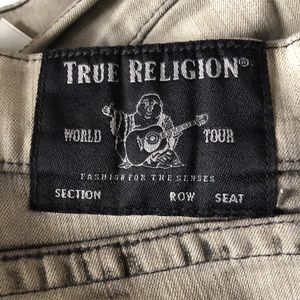 True Religion Men’s Jeans SZ 40X32 Black